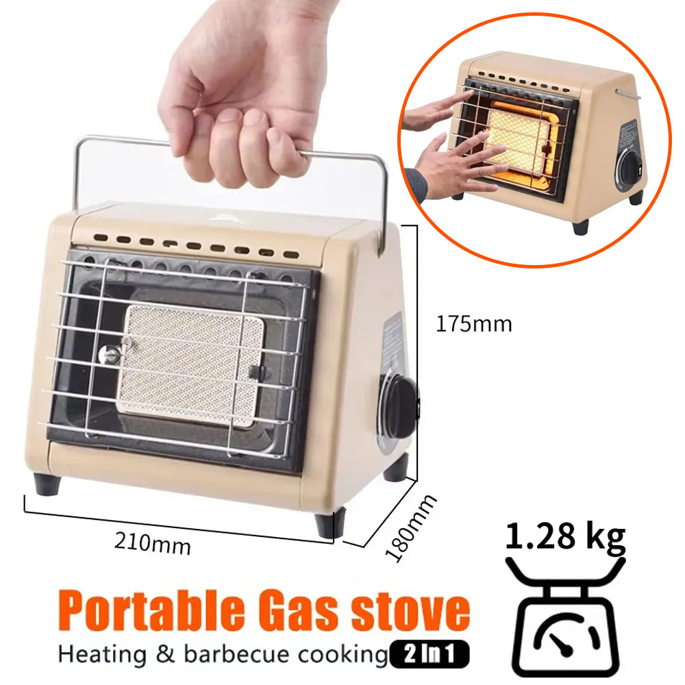 Home Cooking Heater - موقد غاز محمول 2 في 1
