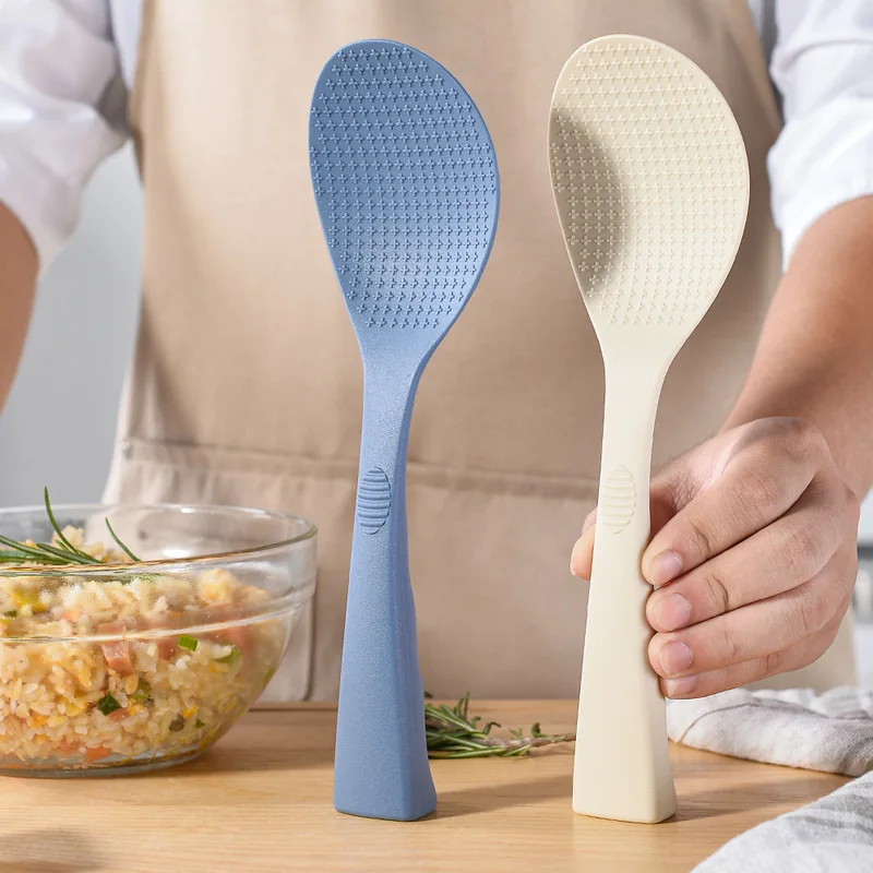 Home Cooking Delivery - ملعقة أرز سيليكون مدمجة مقاومة للحرارة