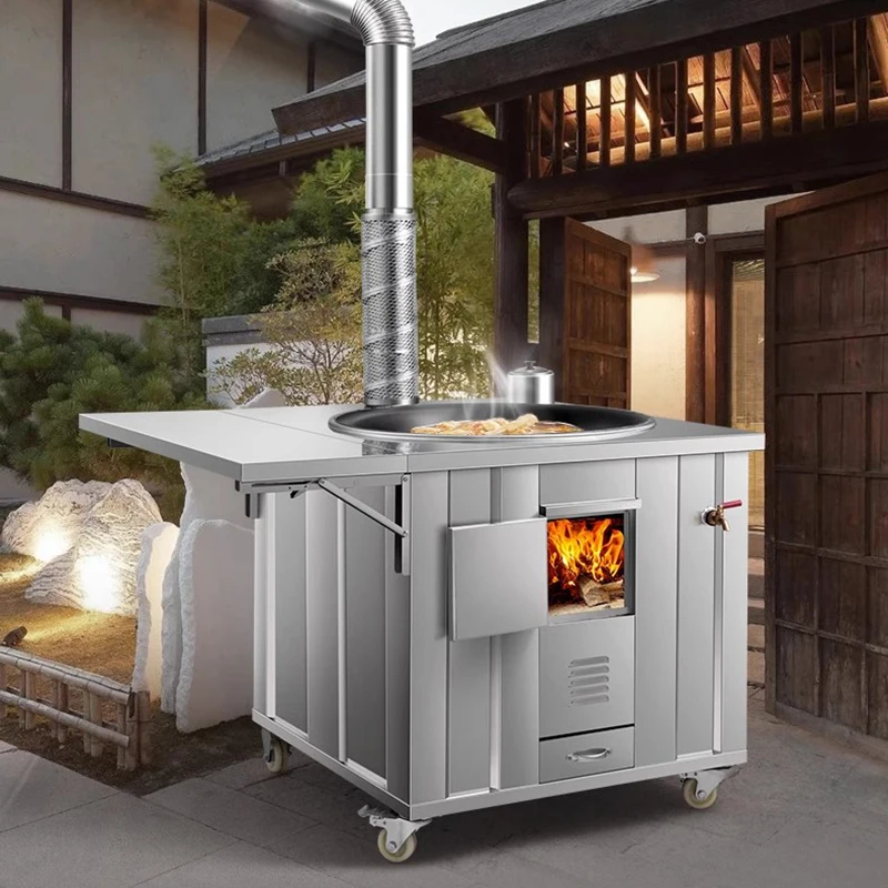Home Cooking Heater - مواقد حطب من الفولاذ المقاوم للصدأ،