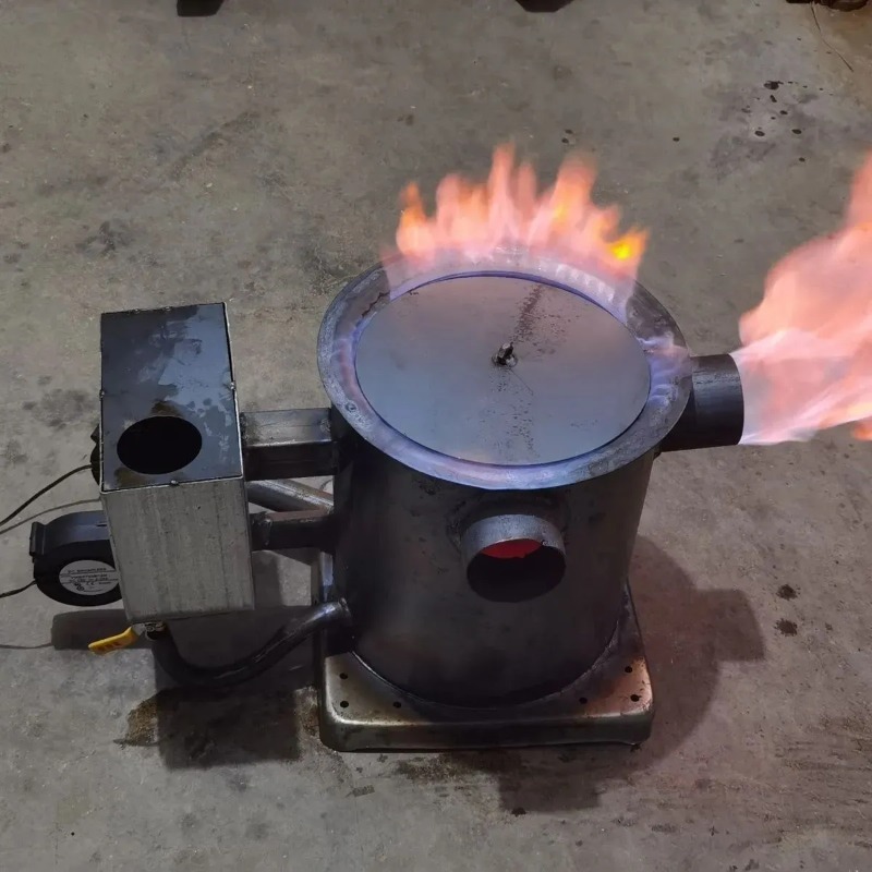 Home Cooking Heater - سخان يعمل بزيت النفايات عالي التحمل،