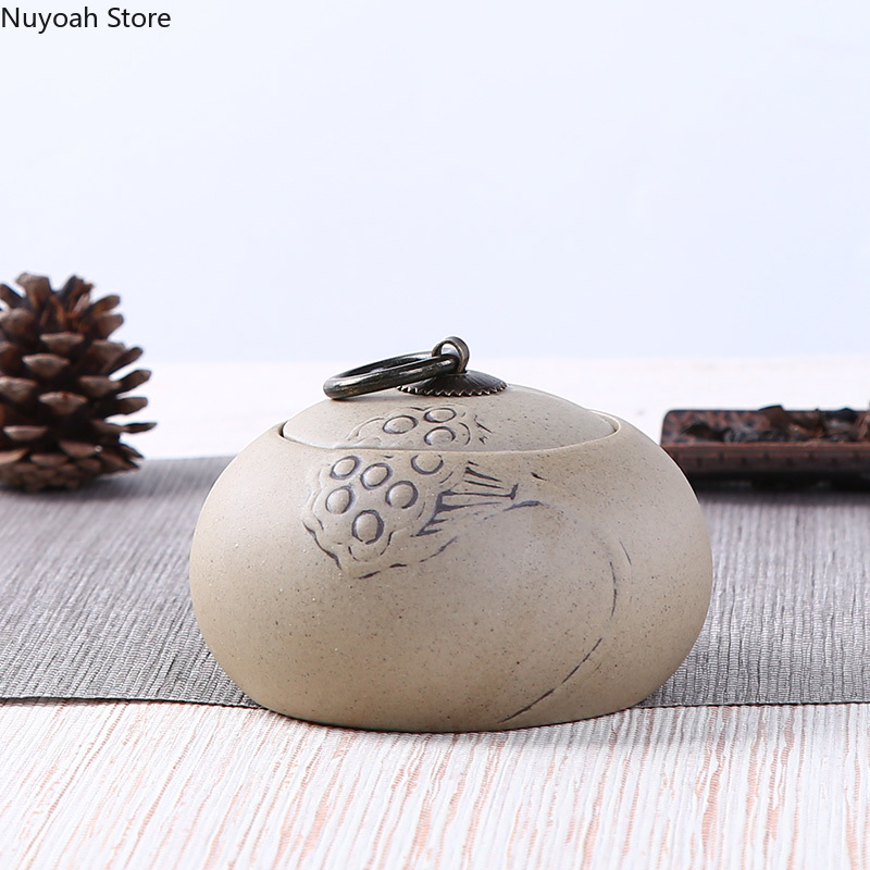 Tagine Clay Pot - الشاي العلبة السيراميك الأرجواني الطين الحجري