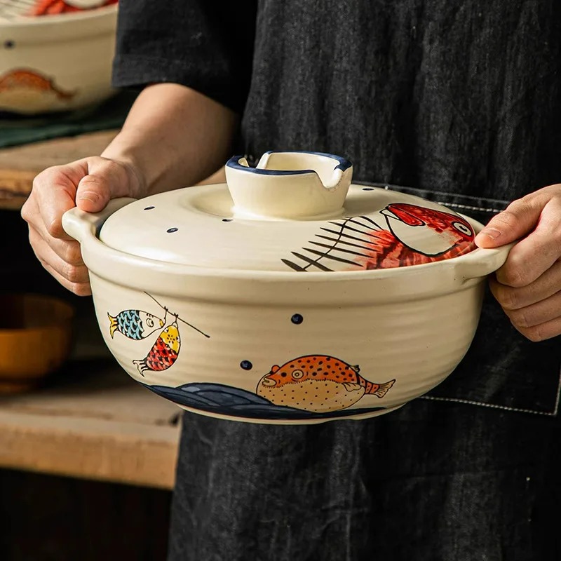 Home Cooking Dishes - قدر طهي سيراميك، وعاء طهي من
