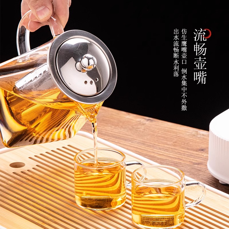 إبريق شاي زجاجي مع مصفاة طقم ش - مراجعة Home Cooking Appliances وسعره