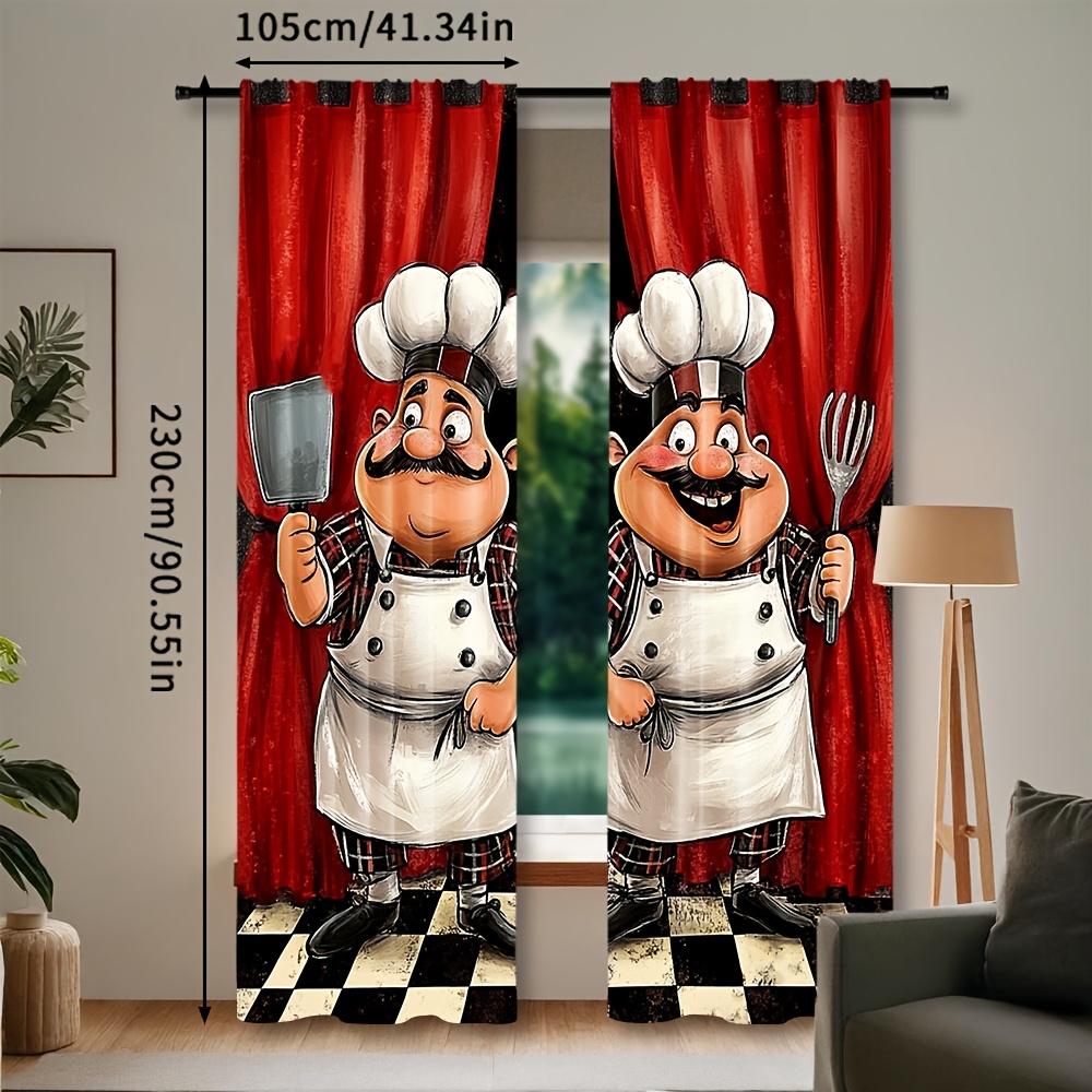 قطعتان من ستائر مطبخ الشيف - س - مراجعة Home Cooking Youtube وسعره