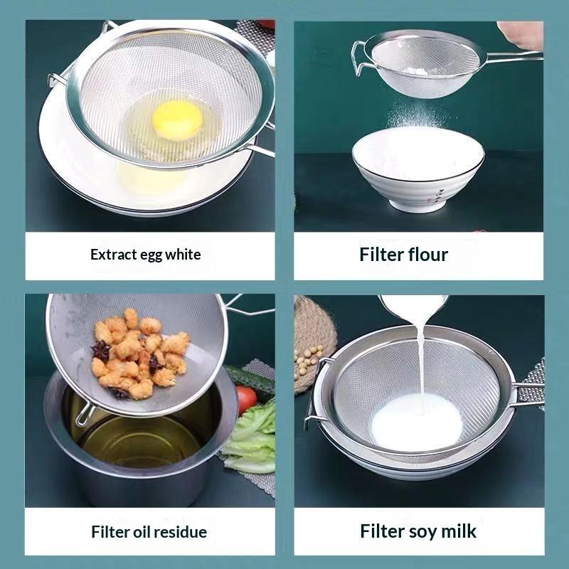 مصفاة طعام مريحة قابلة لإعادة  - مراجعة Home Cooking Recipe وسعره