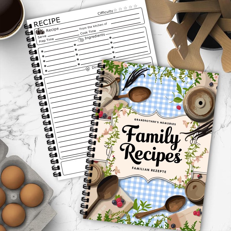 كتاب وصفات طعام A5، بتصميم شبك - مراجعة Home Cooking Recipe وسعره