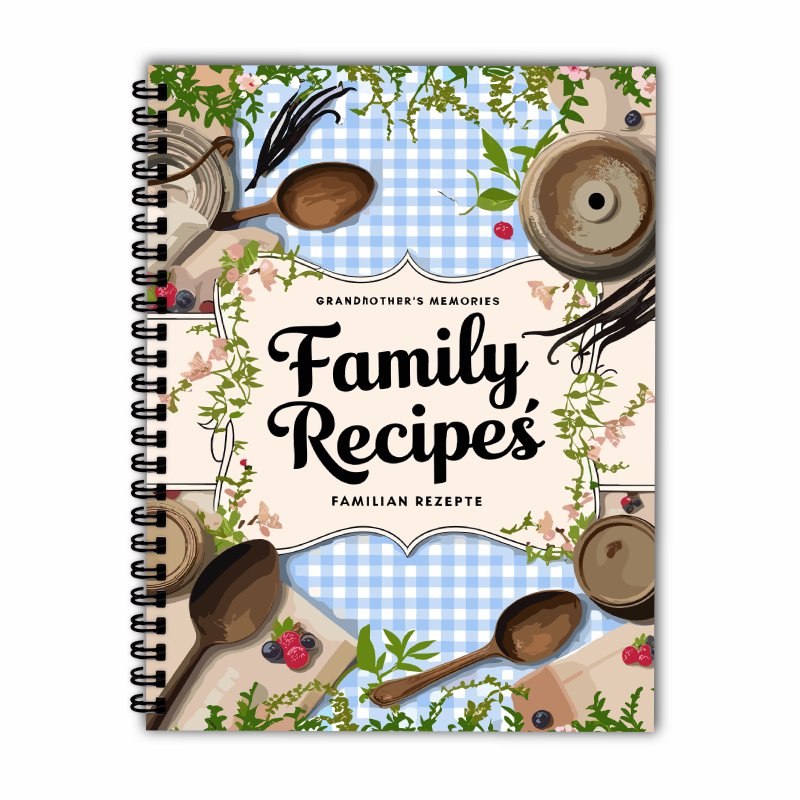 كتاب وصفات طعام A5، بتصميم شبك - مراجعة Home Cooking Recipe وسعره